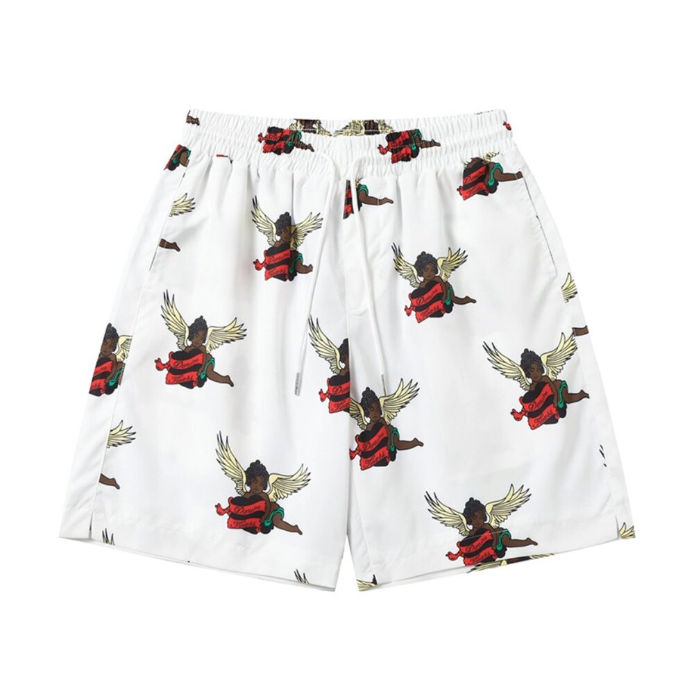 Denim Tears Angel Pattern White Shorts